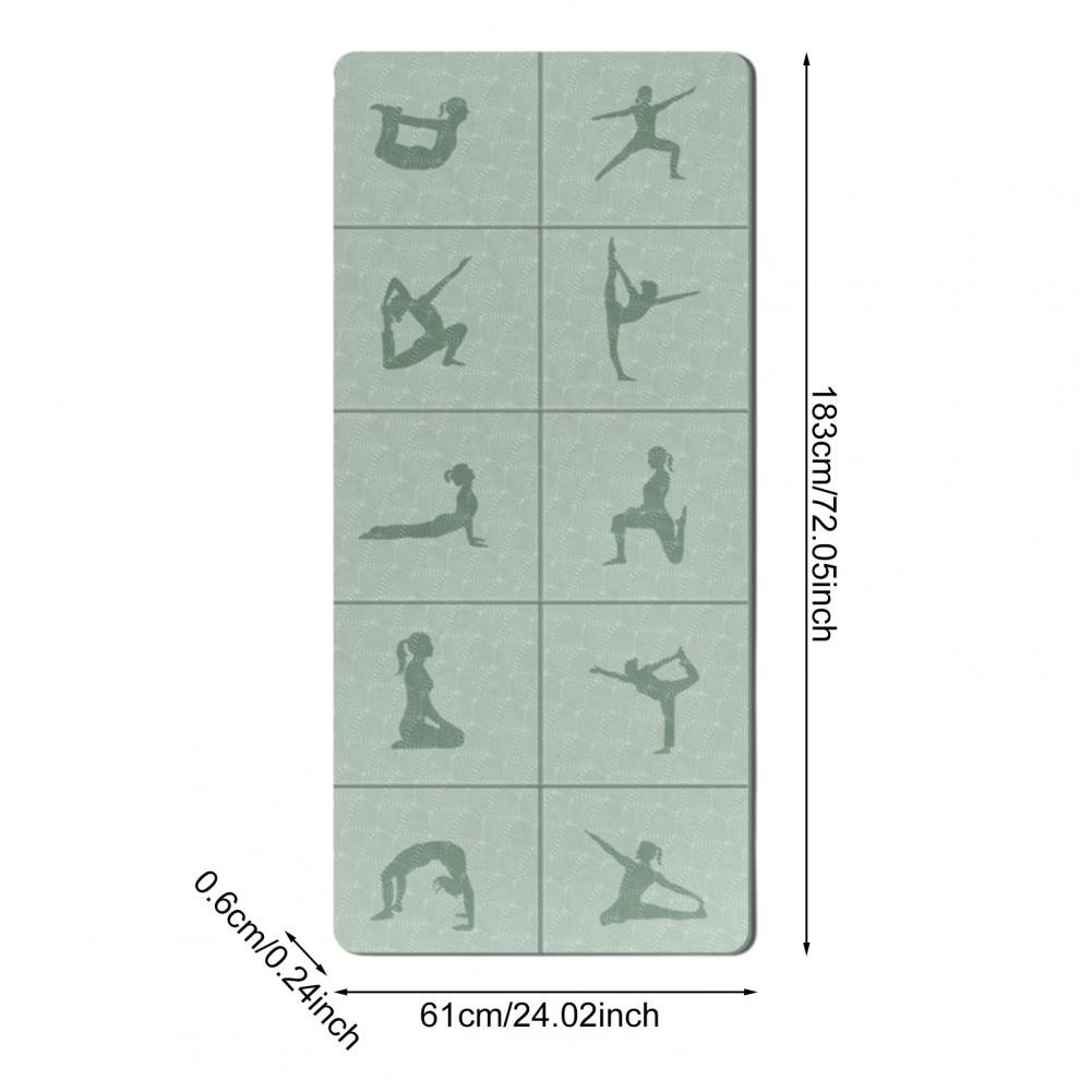 Pilates Yoga Mat Workout - Tappetino Yoga Pieghevole Extra Portatile, Spesso