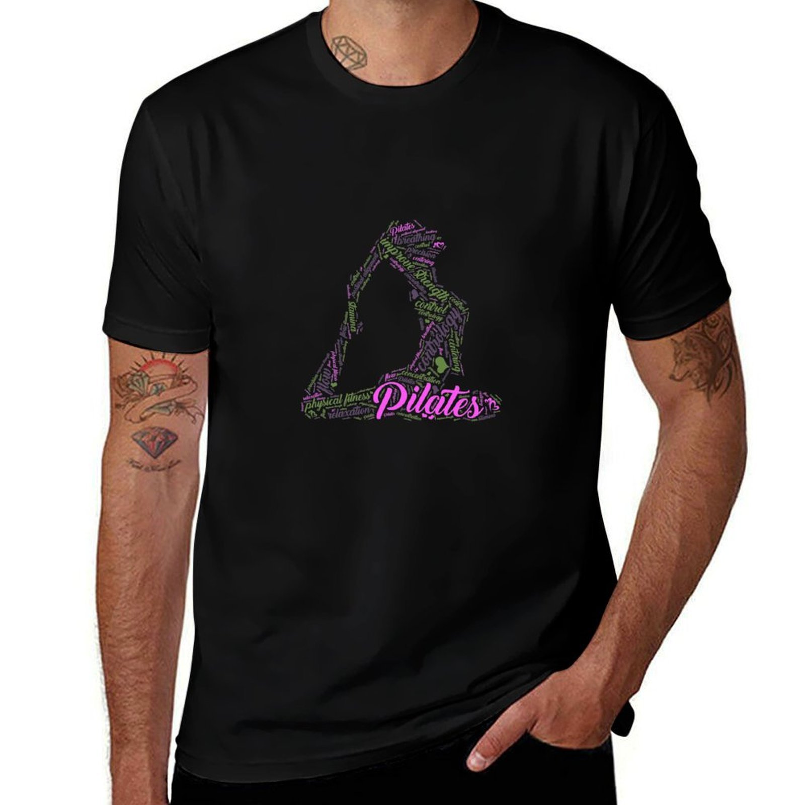 Pilates Yoga Classes - T-shirt Speciale da Donna con Stampa