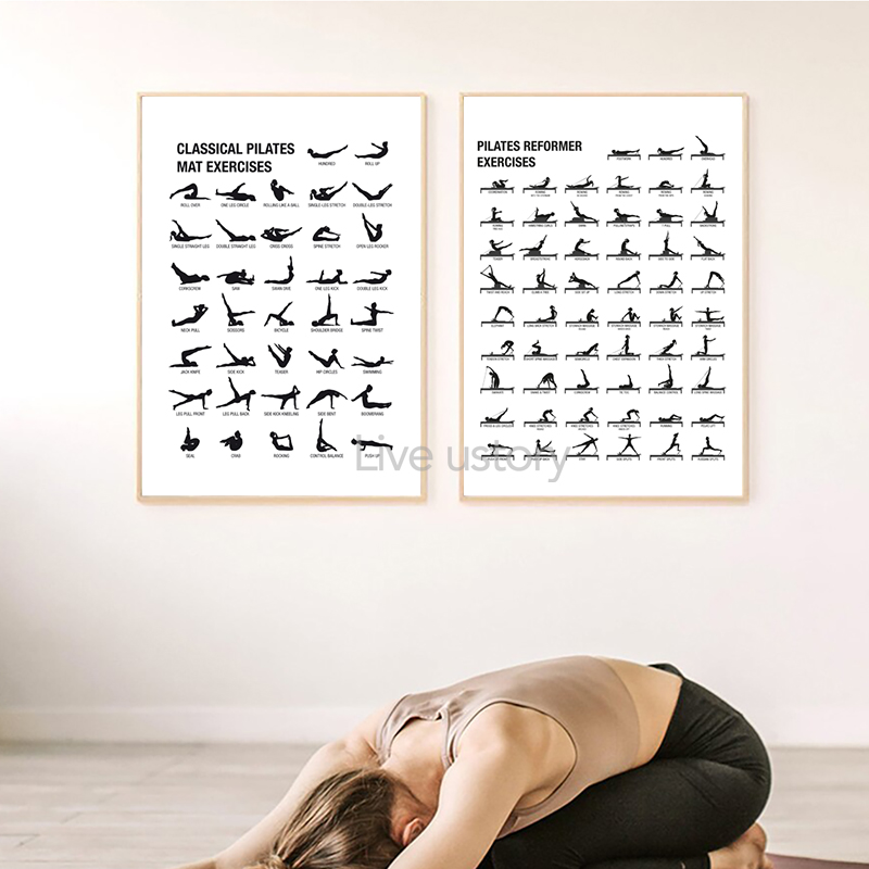 Poster Senza Cornice per Allen - Pilate Yoga Workout recensione e prezzo